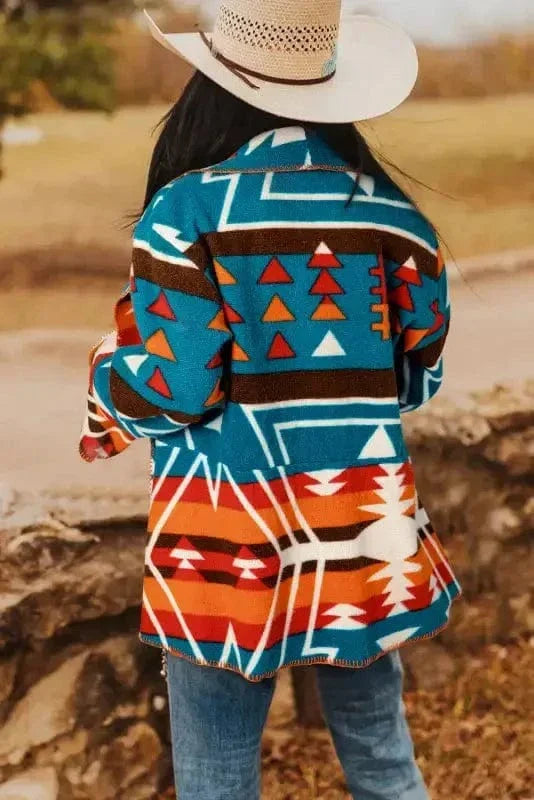 Boho Chic Aztec Blazer