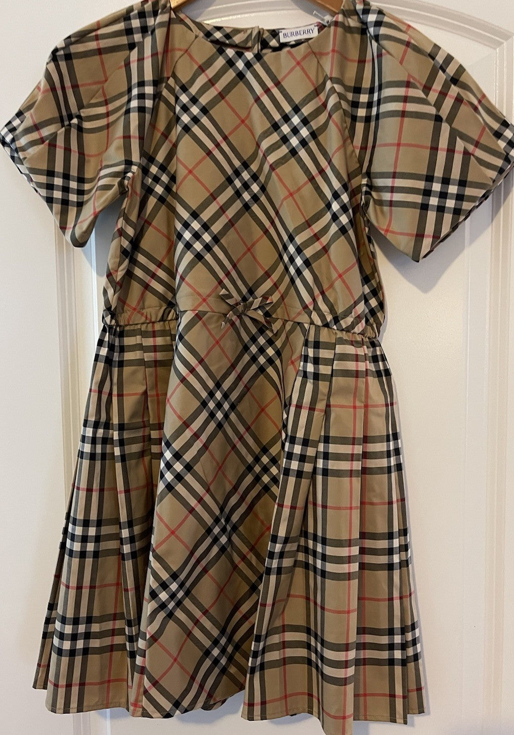 NWT Burberry Archive Beige Check â€œJadaâ€ Dress Size 10