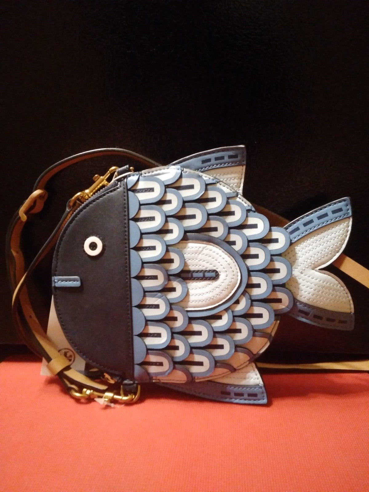 Tory Burch Blue Fish Crossbody Novelty Purse NWT eBay Item 267373960128