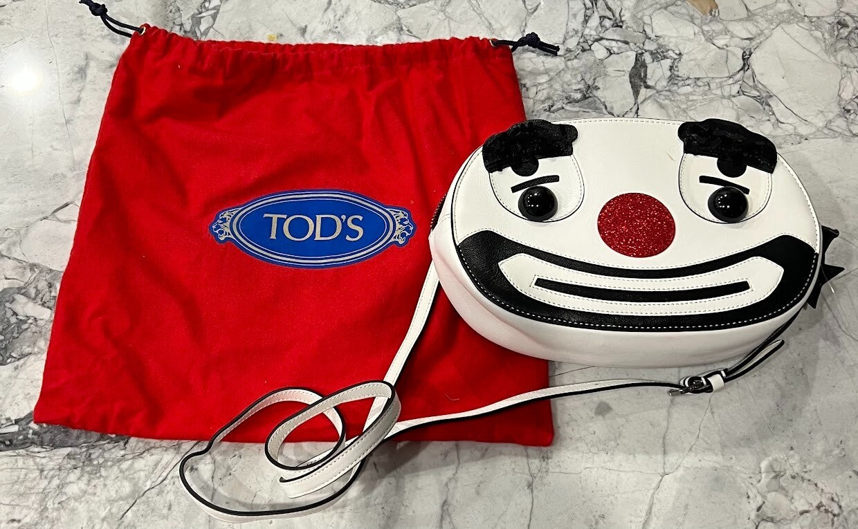 Brand new Tod's genuine Tod's limited edition clown shoulder bag Japan w/Bag