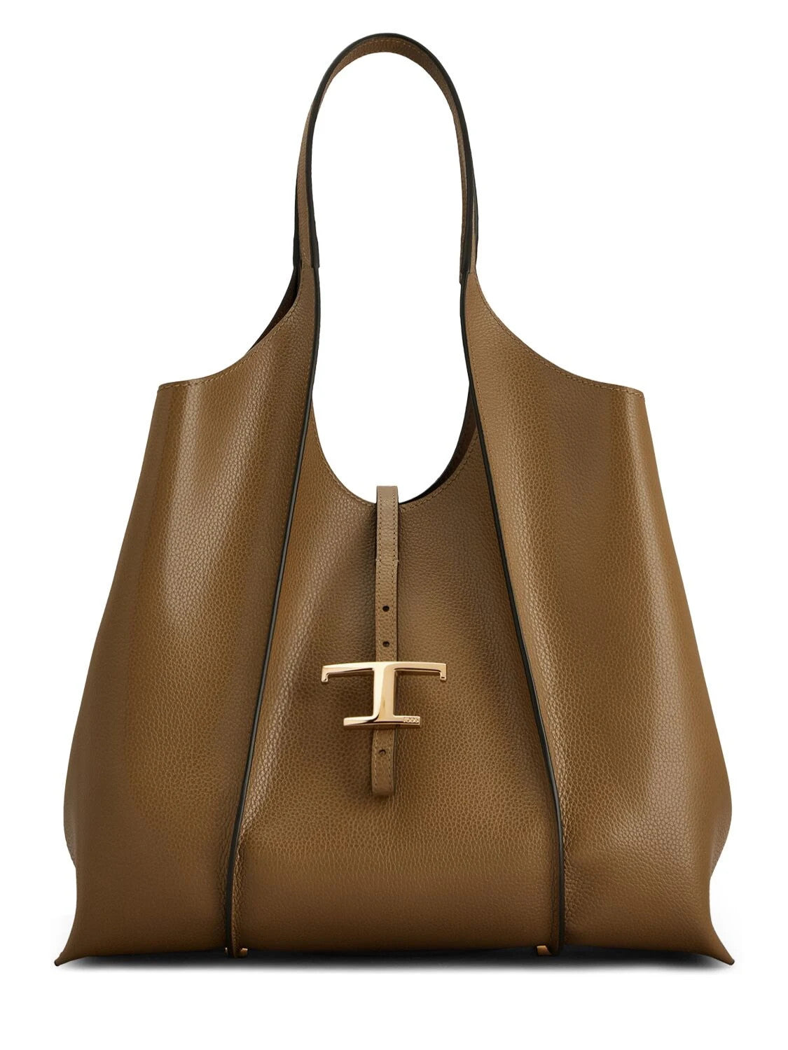 TOD'S T Timeless Medium Green Leather Shopping Tote Bag New & Authentic