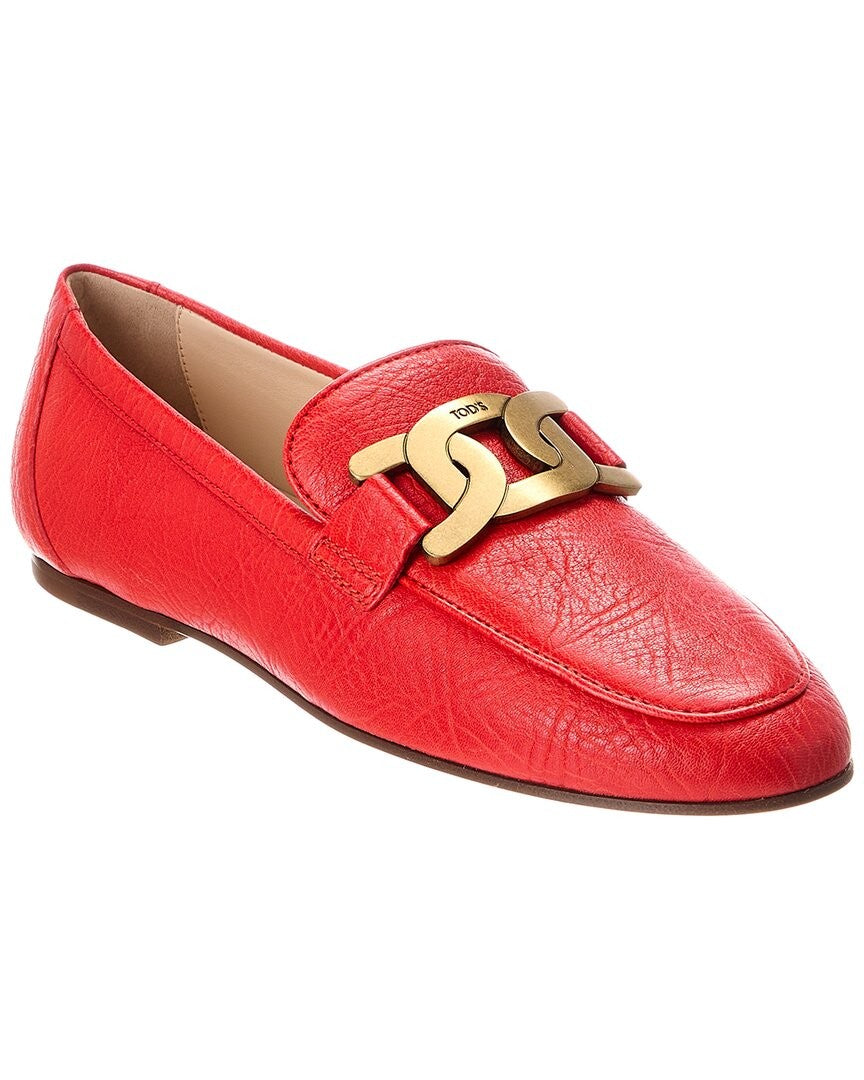 Tod's Cuoio Leather Loafer Women's