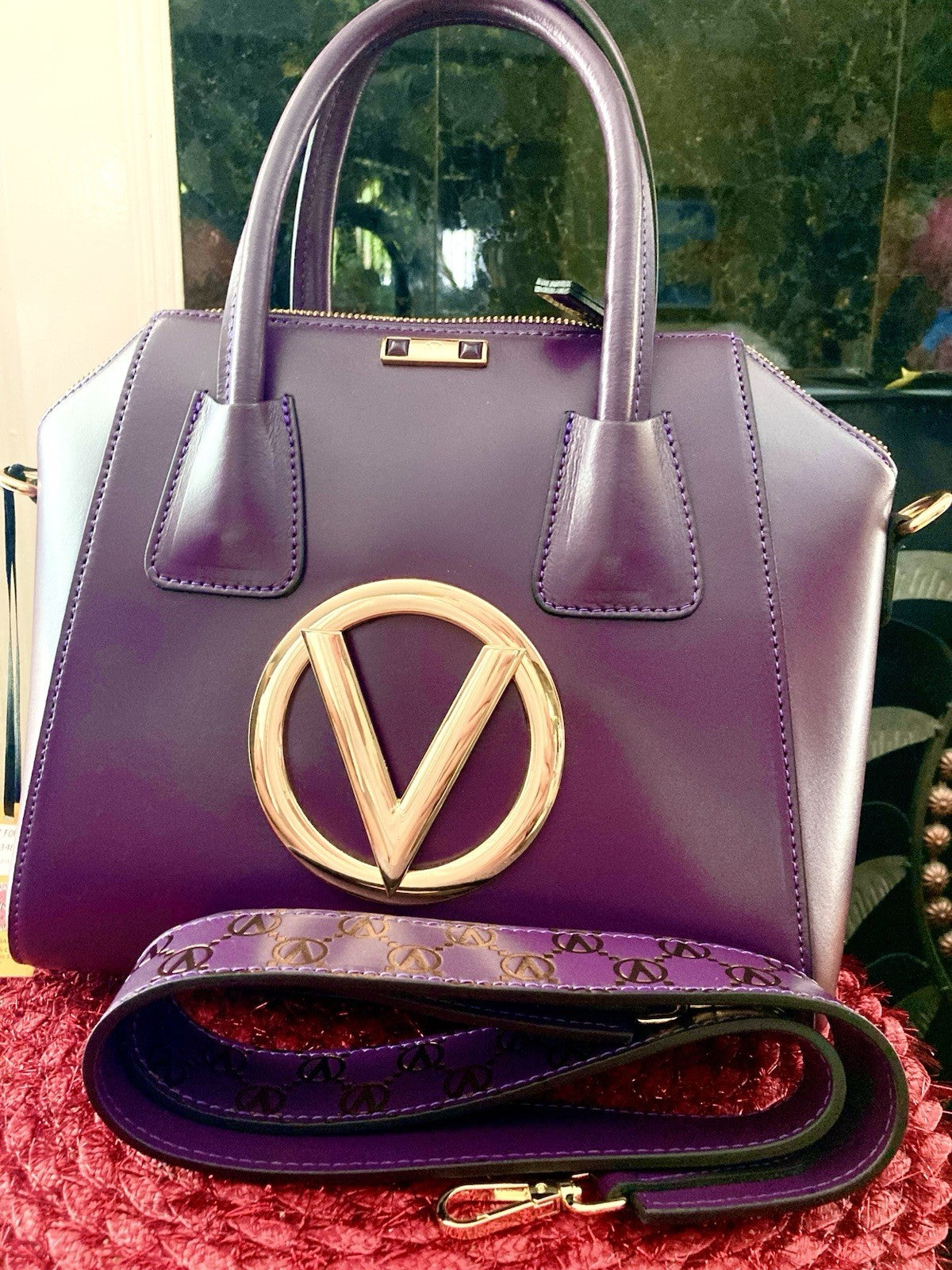 Valentino Minimi Forever Satchel/Shoulder Handbag, Brand New, Made in Italy