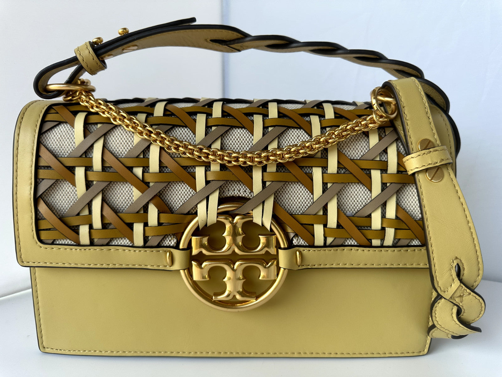 New Tory Burch Women's Miller Basketweave Shoulder Bag Handbag eBay Item 277350068194