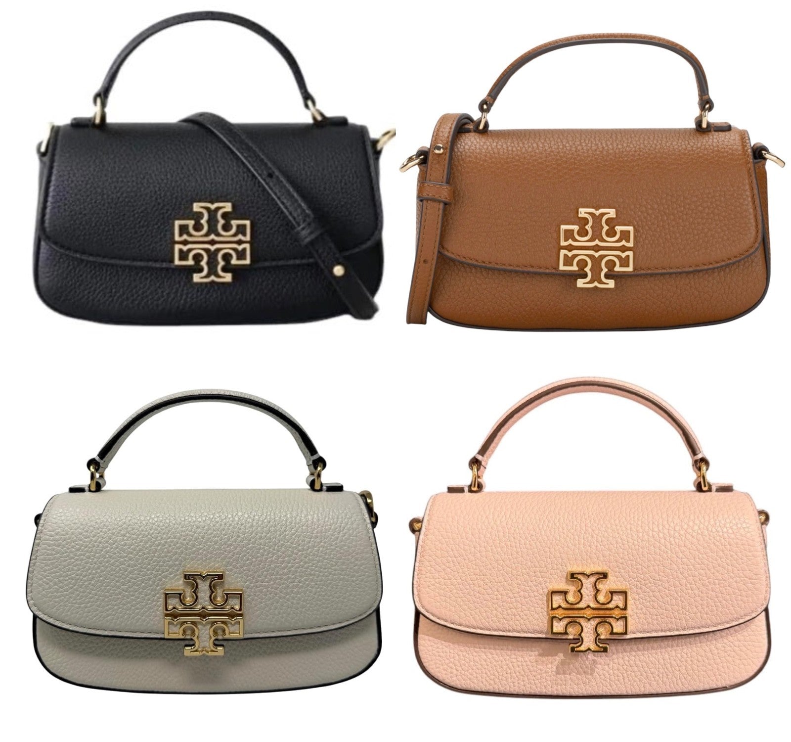 Tory Burch Britten Mini Top Handle Leather Crossbody Bag eBay Item 187688990773